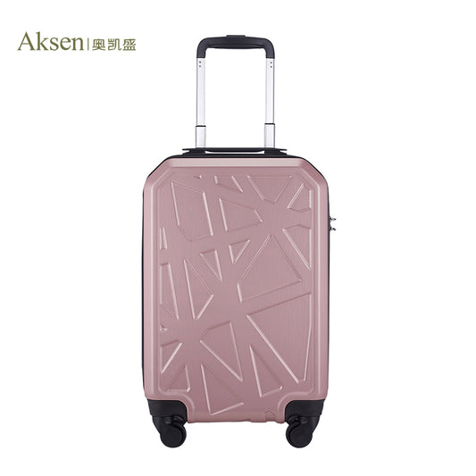 20 inch custom hard shell abs pc zipper travel carry on Password lock carry on baggage suitcases luggage sets
